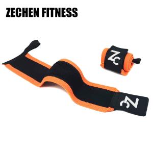 China Heavy Duty Weight Lifting Wrist Wraps 45cm Hand Wrist Support Band Elastic Cotton factory