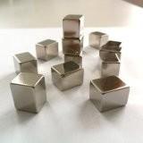 China HSMAG Samarium Cobalt Sm2Co17 Cube Magnet Electroplated Silver factory