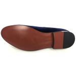 OEM Design Suede Leather Mens Black Flat Shoes Lace Up Materials Comfortale