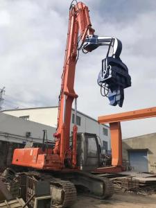 China No Pollution Hydraulic Sheet Pile Driver 2700kg Hammer Weight Easy Maintenance factory