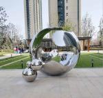 Customized Outdoor Metal Sculpture , Garden Contemporary Outdoor Sculpture