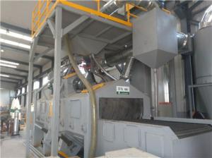China 600mm Belt Wire Mesh Shot Blasting Machine factory