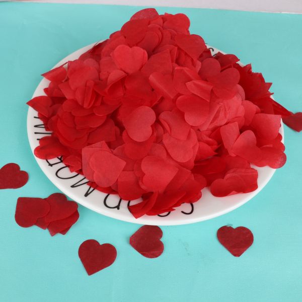 Make Your Party Holiday Stand Out with Heart Tissue Paper Confetti in Customized Colors