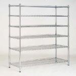 6 Tier Adjustable Industrial Wire Sheling Office Wire Racking Industrial Storage