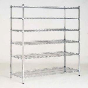 China 6 Tier Adjustable Industrial Wire Sheling Office Wire Racking Industrial Storage Solutions factory