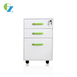 China W390mm 3 Drawer Mobile Pedestal File Cabinet For Office And School Use factory