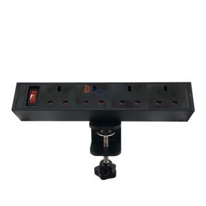 China Office Home ABS Multimedia Desktop Power Outlet With Clip factory