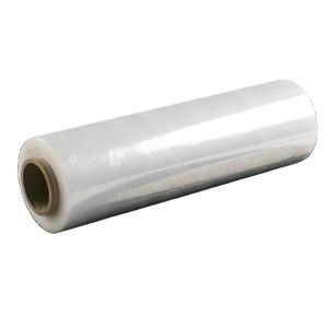 China Self Adhensive Handle 12mic Pe Stretch Wrapping Film High Tensile Strength on sale