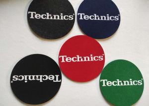 China 7 Inch Custom Printed Make Turntable 3mm Felt Slip Mat factory