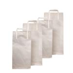 OEM Wheat Flour Kraft Paper Packaging Bags Customized Printing Side Gusset