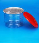 Transparent Empty Plastic Cans EOE / POE Sealing Type For Food Storage