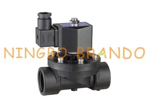 China 3/4&quot; 1/2&quot; PA66 Nylon Plastic Solenoid Valve For Water Liquid Air 12V 24V 110V 220V factory