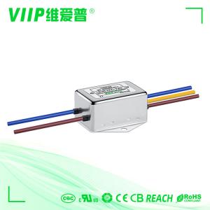 Double Phase EMI EMC Filter , Low Pass EMI Filter With Wire Leads