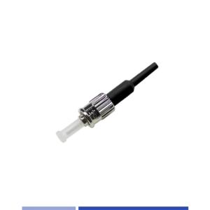 China Singlemode ST UPC Fiber Optic Connector Simplex 0.9mm boot Black factory