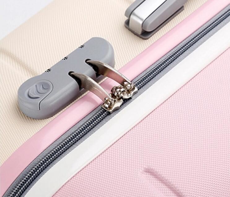 ISO9001 210D Lining 0.8mm OEM ABS Stylish Trolley Suitcase