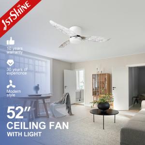 China 2- 1stshine Bedroom LED Ceiling Fan with Acrylic Blades and Remote Control Light factory