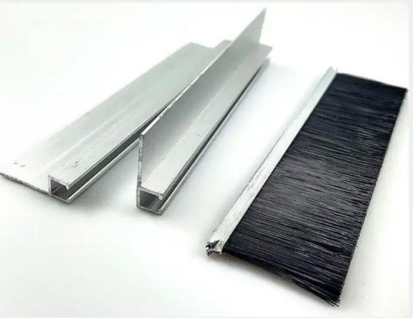 Custom Industrial Black Nylon Strip Brush Sealing Brush Escalator Safety Brush