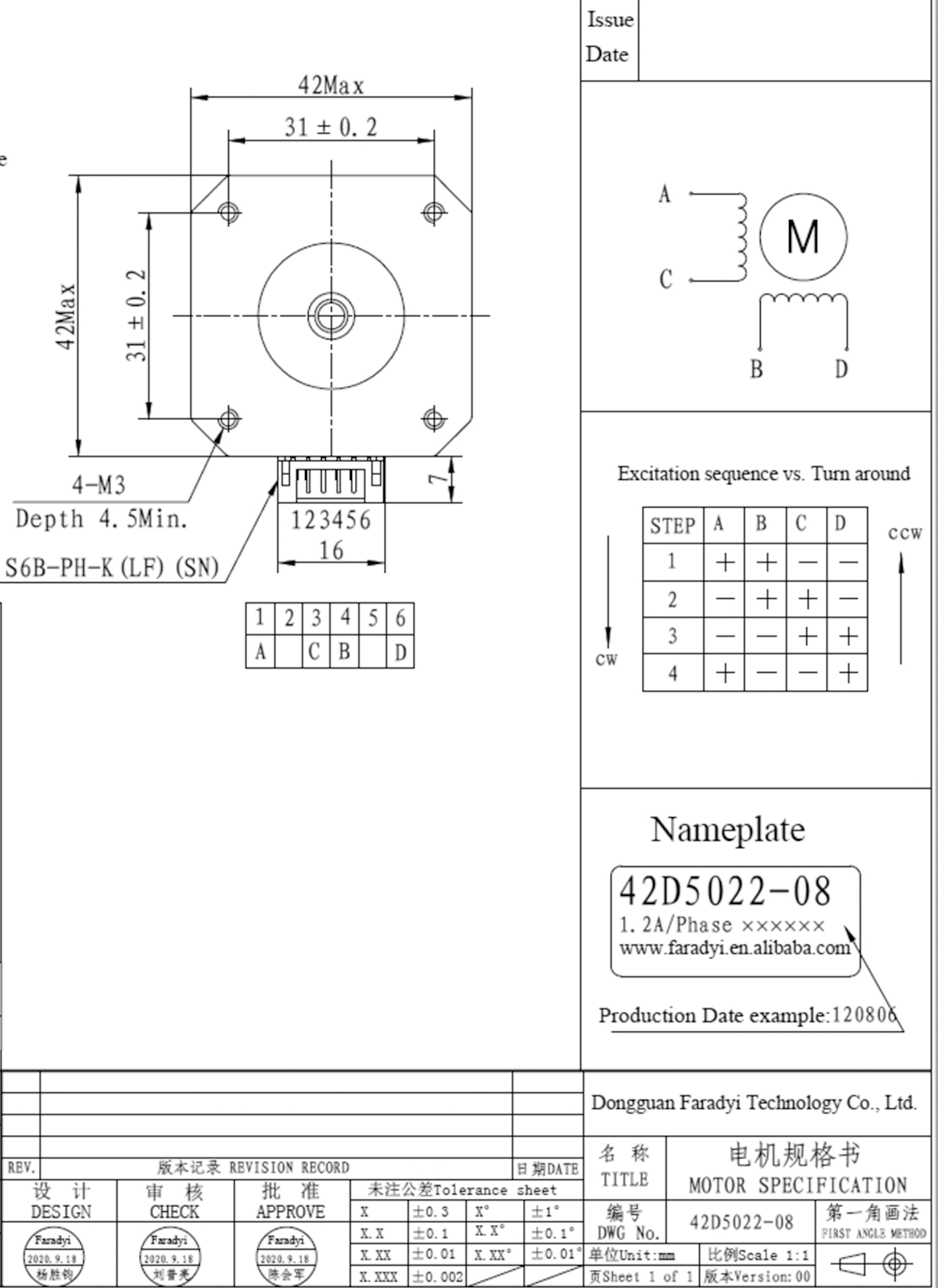Faradyi Custom High Quality Stepper Motor Low Noise 12V 24V Close Loop Nema 17 Stepper Motor For Machine
