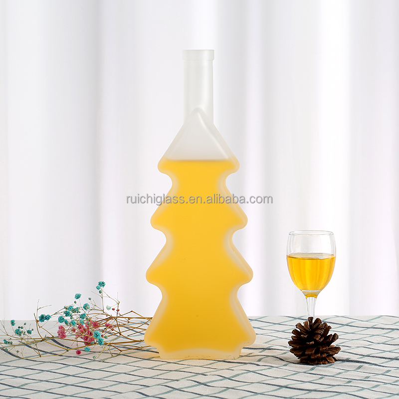 Custom Frosted Vodka Glass Bottles Perfect for Your Customer Requirements