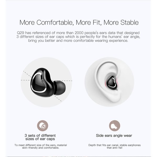 Buetooth 5.0 Earphone True Wireless Earphones Sport Headphones Noise Canceling Headphone Earbuds Handsfree Headset Pk X2t