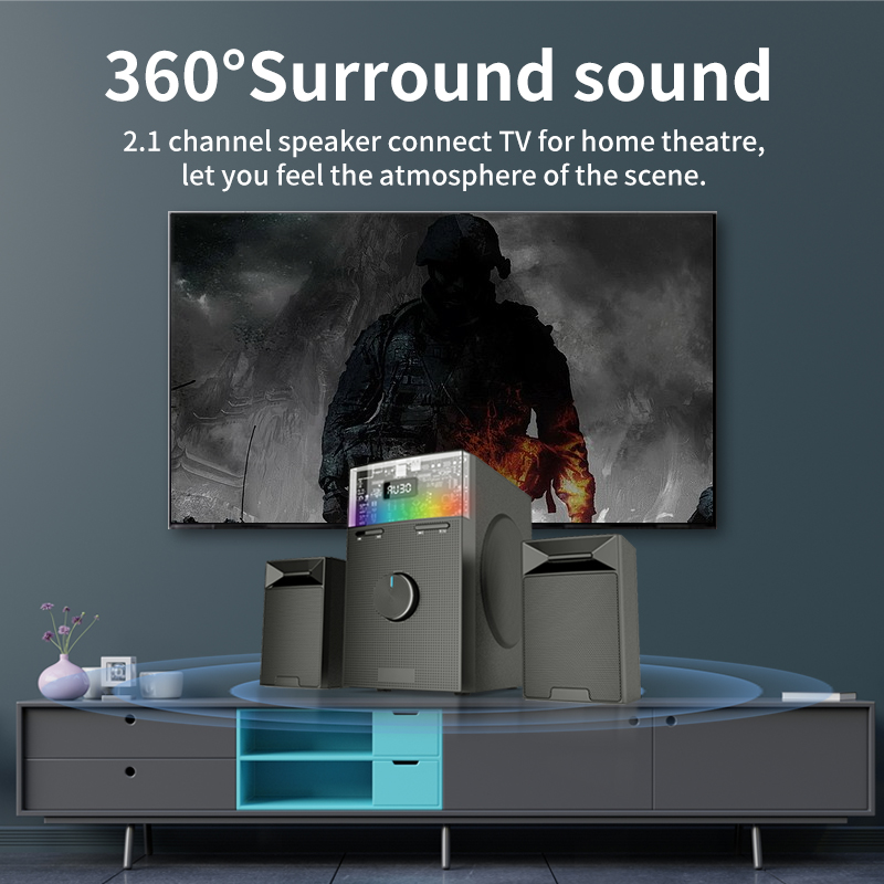 60W PMPO Heavy Bass Wood High Power Sound Active Subwoofer Speaker for Outdoor Events