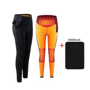 China 100% Cotton Rechargeable Heated Vest Pants Multifunctional Elastic Waist factory