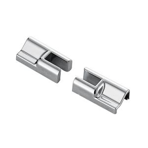 China Polished Plastic Bathroom Glass Door Fittings Hardware For Proof Water Series factory