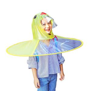 China PVC Hat Cloak Foldable Waterproof Raincoat 70.5cm Unfold factory