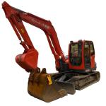 8000 KG Kubota185-3 Excavator with 0.35m3 Bucket Capacity and Mild Steel