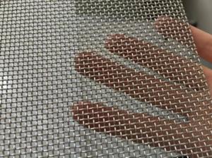 China 0.0203-23.37mm Aperture Square Wire Mesh Cloth Filter Stainless Steel material factory