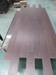 China Coffee Stained Oak Multi-Layers Engineered Wood Flooring to Canada factory