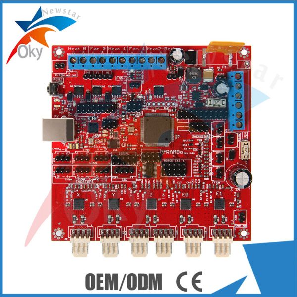 China RepRap 3D Printer Rambo Control Board For Arduino Atmega2560 Microcontroler 1.2A factory
