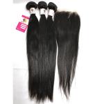 Soft 100% Brazilian Human Hair Bundles 8"-30" No Lice Or Knit