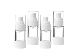 China AS / PP Airless Cosmetic Bottles Smooth Surface Shatter Resistant factory