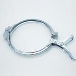 Flange Pipe Compatible Heavy Duty Pipe Clamps Galvanized Finish 1.0mm Thickness
