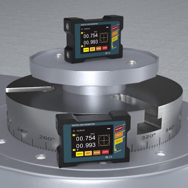 Wireless Bluetooth Digital Inclinometer For Industry Platform Control Angle