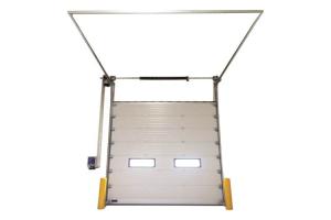 China PVC Viewing Window Galvanized Steel Security Door , Exterior Automatic Security Door factory
