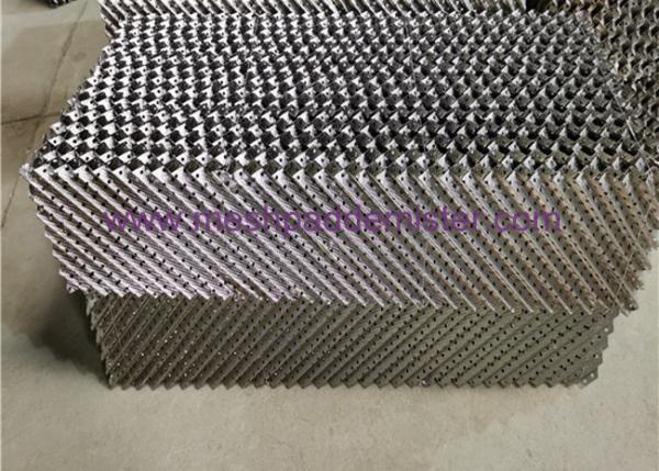 Corrugated Perforated Metal Sheet 250Y 0.15mm Structure Packing In Distillation