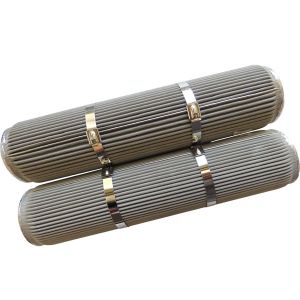 316L 20 Inch 10 Micron Filter Element For Polyester Filter Good Air Permeability