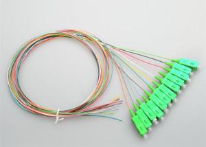 China Single Mode 12 Cores LSZH 0.9mm SC UPC Pigtail factory