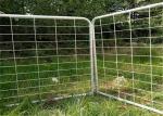 hot dipped galvanized electrostatic powder coated Farm gate 72'' high 16 gauge 6