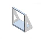 14 Gauge Steel 19 Inch 16u Mounted Open Frame Rack Bending Steel Sheet Metal