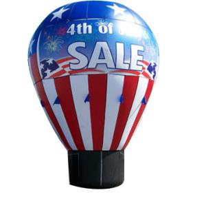 China Event use inflatable pig ground balloon custom animal giant air balloon factory