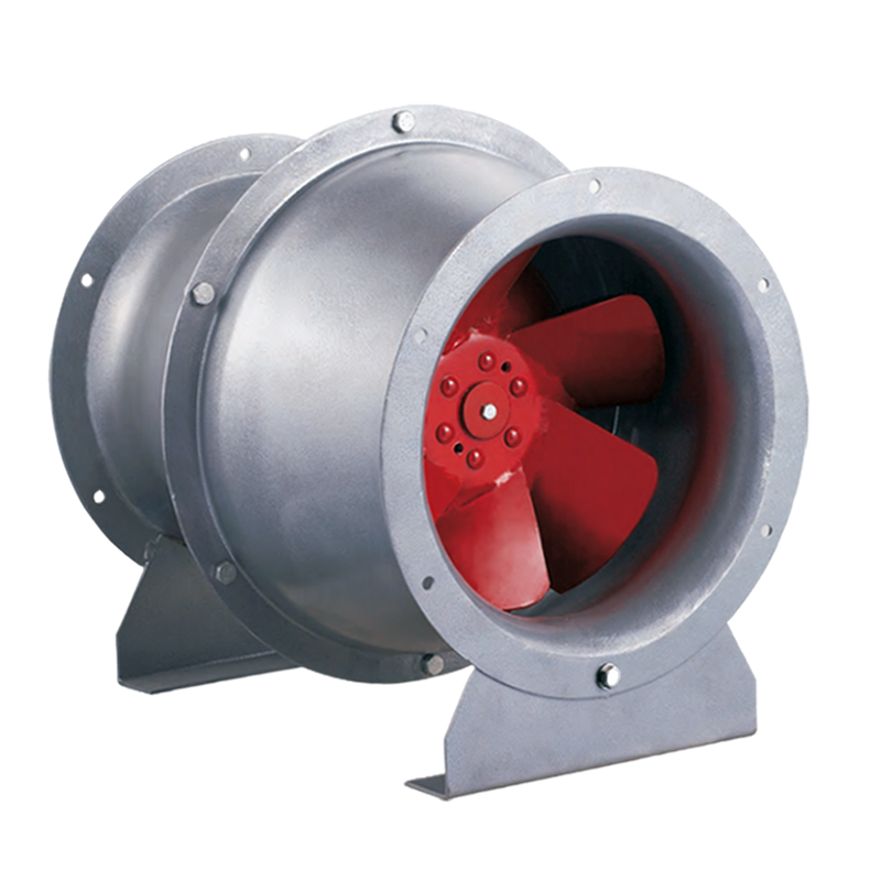 High Velocity Diagonal Flow Fire Smoke Exhaust Fan 280℃ Industrial