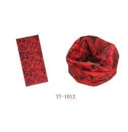 China Red Rose Flower Design Bandana (YT-1012) factory