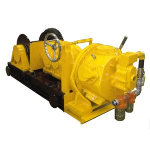 Double Support Piston Type Pneumatic Air Winch Model JQHS-100×10 For Offshore