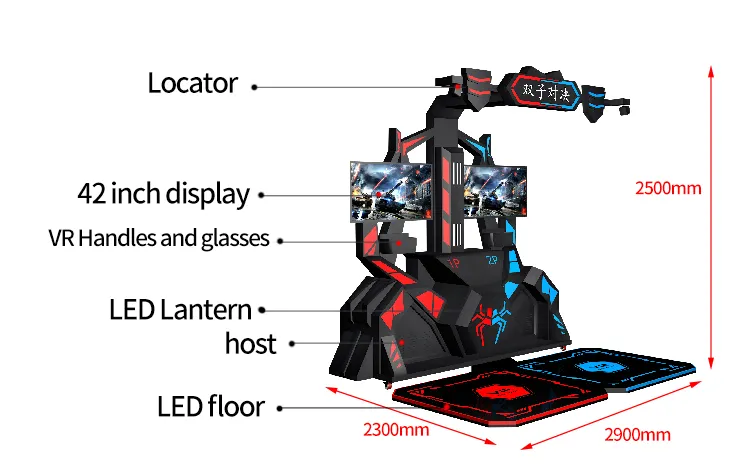 Multiplayer Vr Simulator Machine Vr Arcade Machine For Entertainment 50Hz/60Hz Power Supply