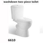 Bathroom Floor Mounted S-trap 250mm/P-trap 180mm Roughing-in Washdown Two-piece