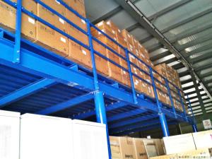 China Heavy Duty Powder Coated Industrial Mezzanine Floors Steel Fabrication factory