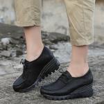 S252 2020 new leather retro high-top leather shoes with lace-up all-match